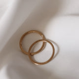 Super Thin Oval Goldie with Hidden Engraving