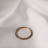 Jade Petite Ring with Black Diamonds