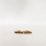 Jade Petite Ring with Black Diamonds