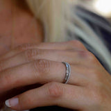 Amelia’s Minimalistic Baguette Brilliant Diamond Band - Top Covered