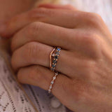 Lily Fallen Drop Ring in Rose Gold