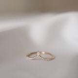 Lily Top Drop Sparkle Ring