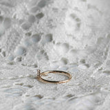 Lily Tiny Diamond Drop Ring