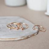 Not So Tiny Diamond Ring with Chocolate Diamond