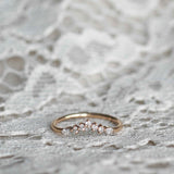 Marquise Diamond Triangle Ring