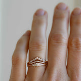 Marquise Diamond Triangle Ring - Mammaring