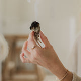 Nonna's Dome Ring med Rubiner