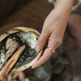 Nonna's Dome Ring med Rubiner