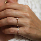 Not At All Tiny Sparkle Ring with Chocolate Diamond Sparkle