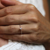 Not At All Tiny Sparkle Ring with Chocolate Diamond Sparkle