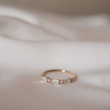 Sania Baguette Brilliant Diamond Band