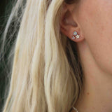 Secret Garden Flower Stud - Blåbär