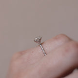 Solitaire Petite Sparkle Ring (0.40 CT - 0.80 CT)