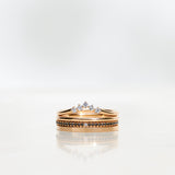 Jade Petite Ring with Black Diamonds