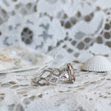 Valerie Cocktailring i Vitguld