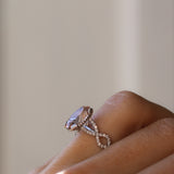 Valerie Cocktailring i Vitguld