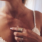 Bare Diamond Necklace
