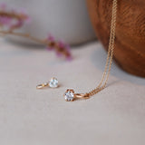 Classic Diamond Solitaire Necklace