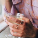 Hilda Ring with Emeralds and Diamonds