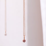Finished: Simple Solitaire Pendant with Light Pink Morganite