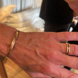 Black Gold Rim Ring